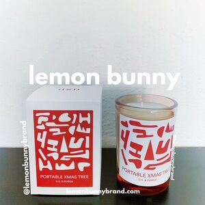 D.S. & Durga Limited Edition Portable Xmas Tree Candle Glass Brand New NWT NIB